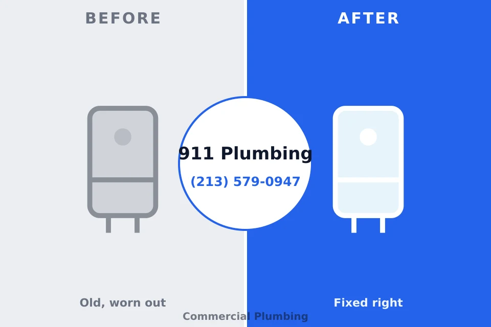 Before and after: plumbing company Aberdeen, SD
